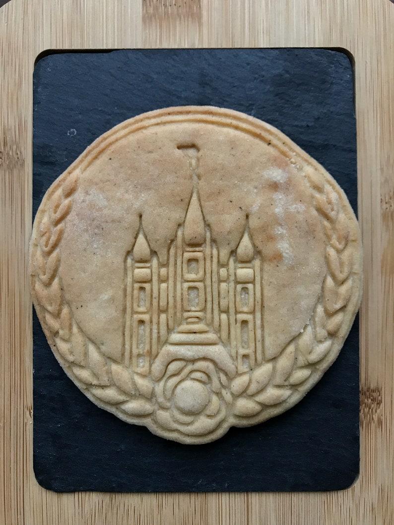 Cookie cutter. LDS temple stamp. Salt Lake City. Utah LDS Etsy