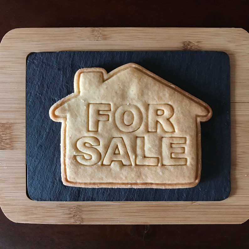 Real estate cookie cutter. For sale marketing cookies. Etsy