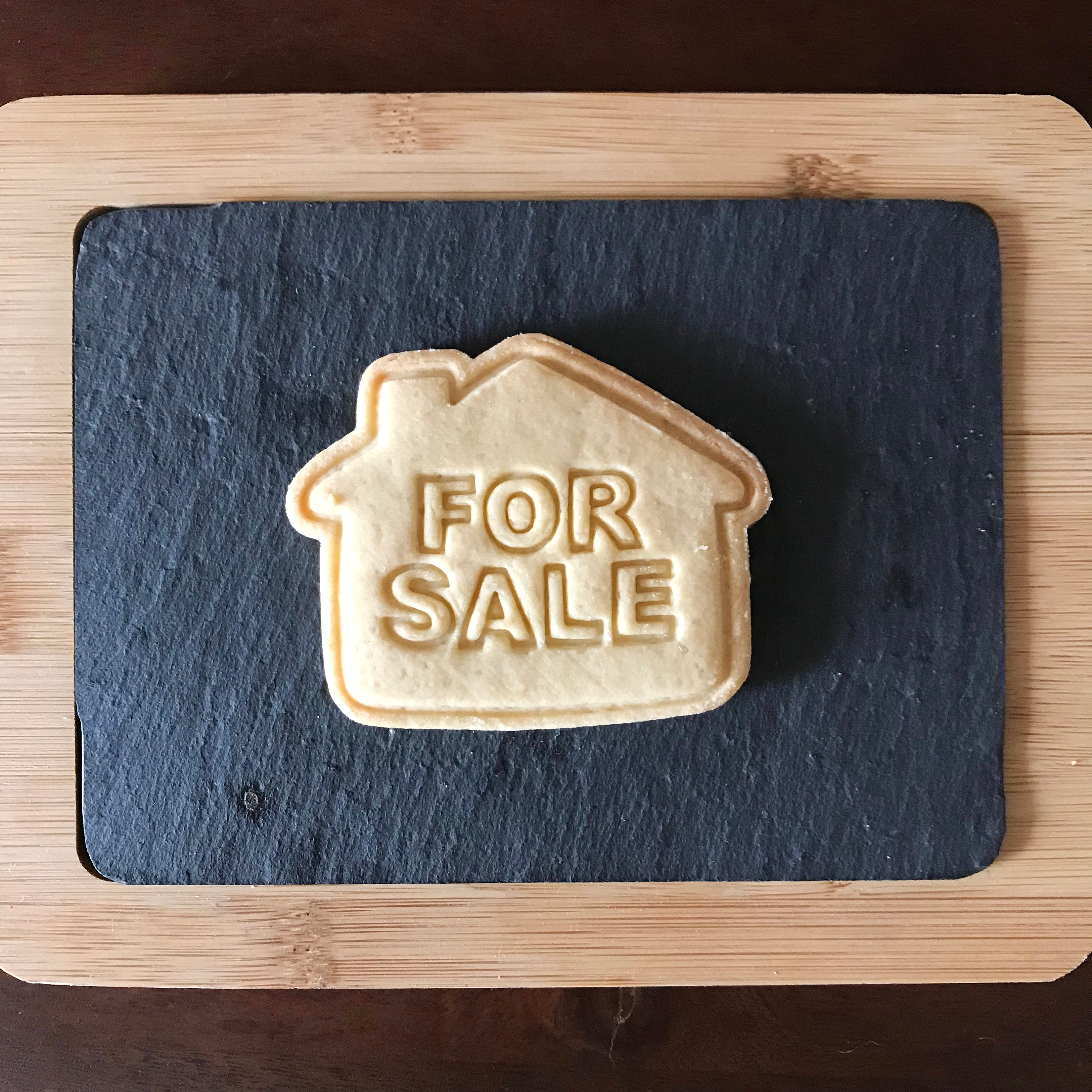 Real estate cookie cutter. For sale marketing cookies. Etsy
