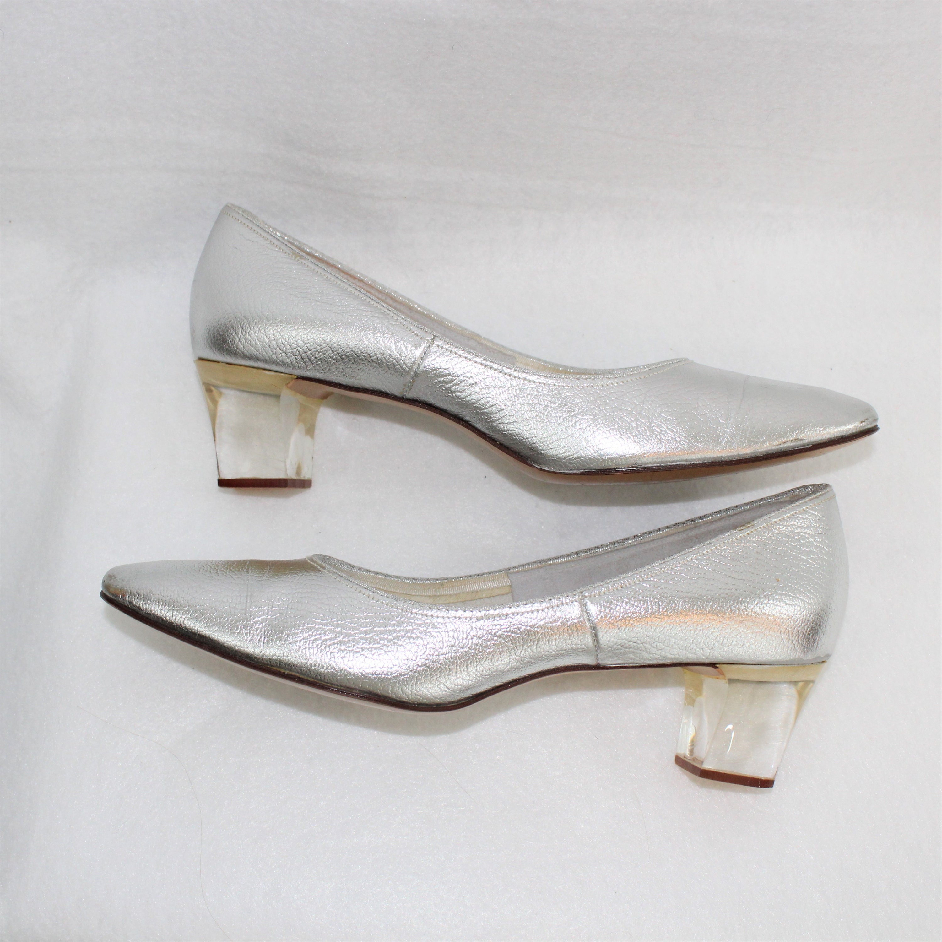 clear chunky heels 3 inch
