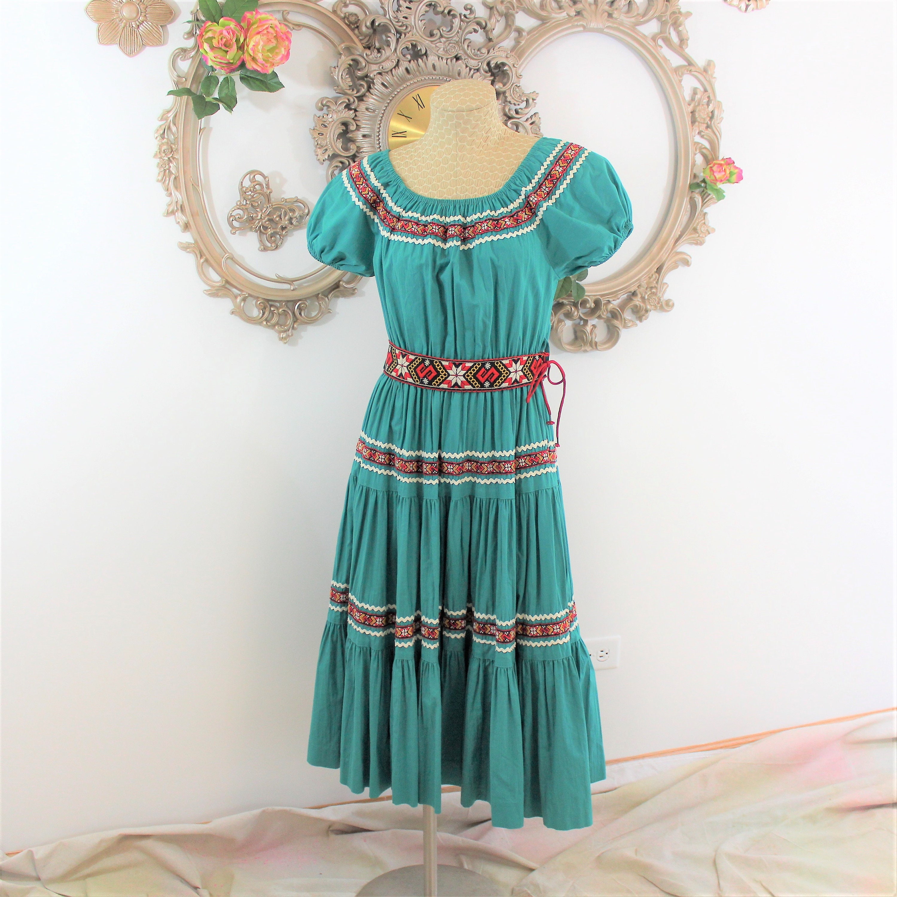 Vintage Fiesta Patio Dress Circa 1940 1950 S Squaw Gallery Photo