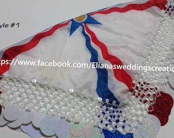 Assyrian&#39;s flag scarf (Yalekhta at baydekh)