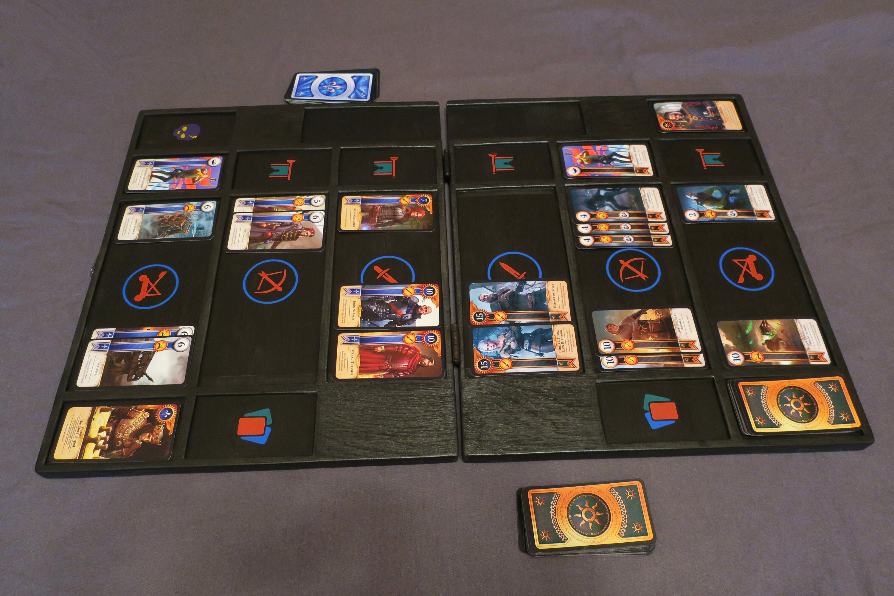 5 Gwent Decks Gwent Board: Special Set Witcher 3 Wild Hunt | Etsy