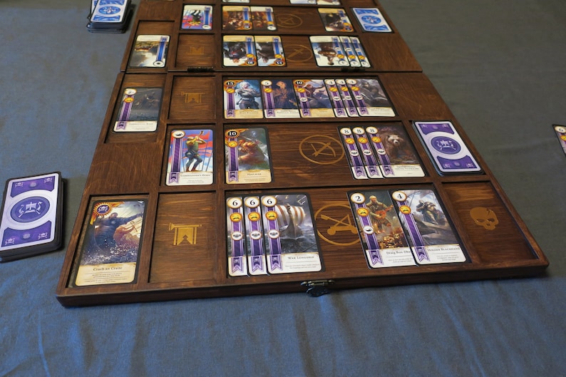 Skellige Deck Gwent Cards Witcher 3 Wild Hunt English Etsy
