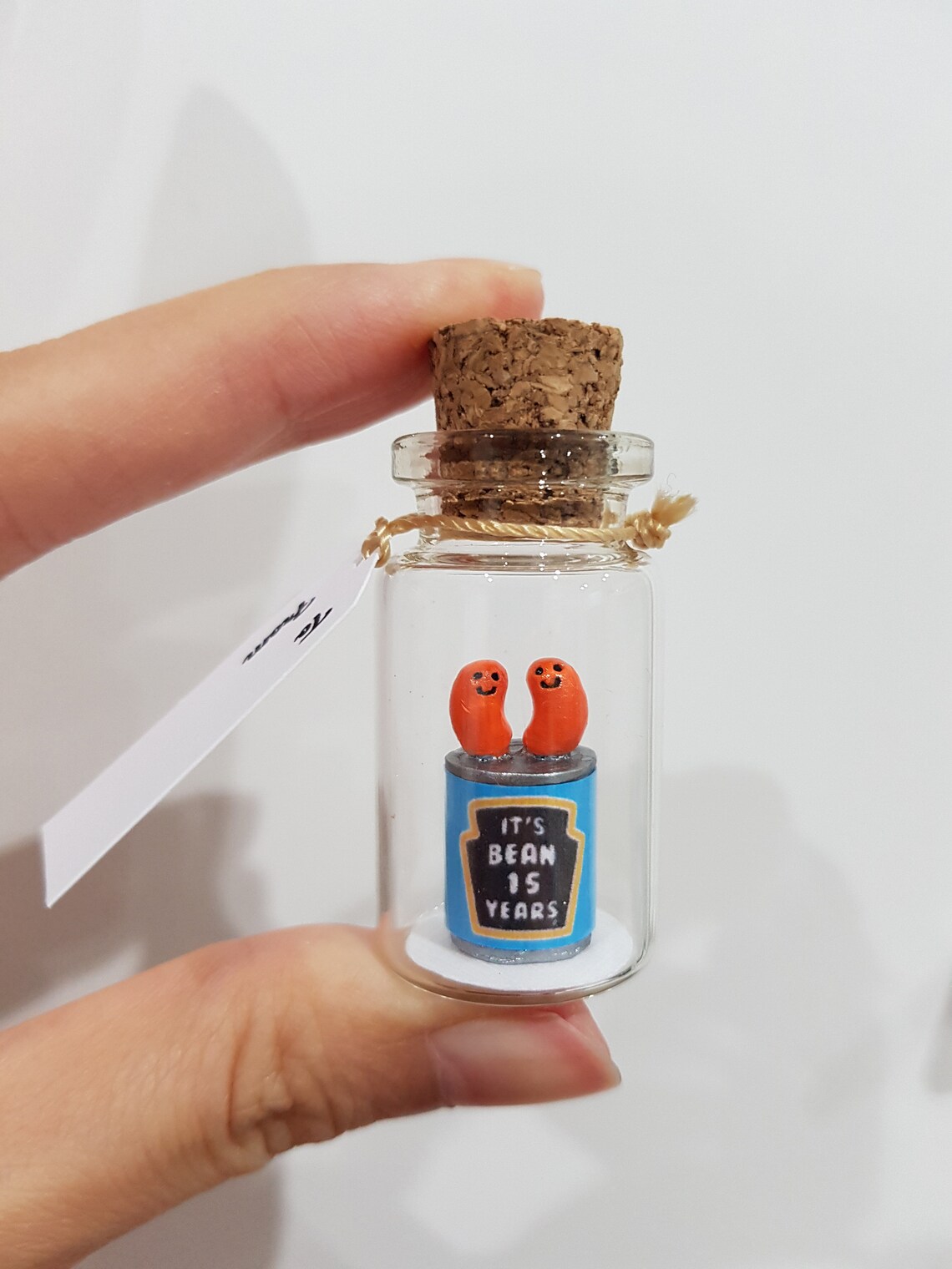 Baked bean anniversary gift human hooman bean anniversary Etsy