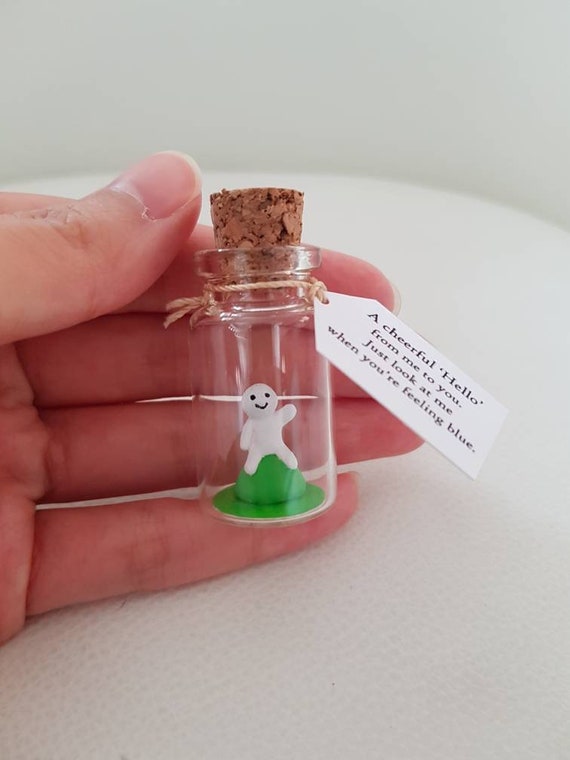 Say hi, hello gift, Cheer up gift, positive gift,friend loved one, isolation anxiety, hug in post box, miniature bottle