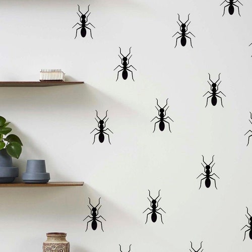 50 Ant Vinyl Decals Bug Wall Sticker Insect Stickers Etsy