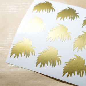 30 Autocollants feuille de palmier, Décalque tropical de feuille, décalques de mur de feuille de paume, pépinière tropicale de feuille, modèle de mur de feuille de banane de paume, autocollants de Monstera