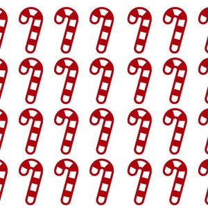 30 pegatinas de bastón de caramelo, pegatinas de Navidad, sellos de sobre, envoltura de regalo, etiquetas de Navidad, calcomanías de taza, etiquetas adhesivas, pegatinas de caramelo