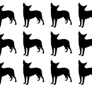 35 Adesivi in vinile Chihuahua, adesivi per cuccioli, decorazioni per feste per cani, sigillo di invito, decalcomania animale, decorazione della festa, adesivi rimovibili