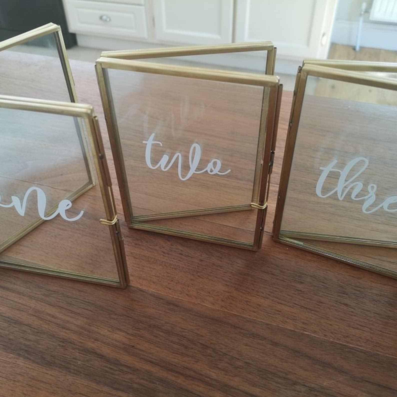 20 Number Stickers Wedding Table Numbers Place Card Decals, Number ...
