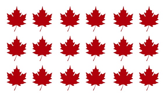5in x 3in Oval Maple Leaf CA Canada Sticker Vinyl Bumper Decal Cup Stickers