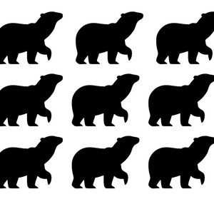 30 Autocollants d’ours, décalque de mur de pépinière d’ours, joints d’enveloppe, partie de thème d’ours de bébé, autocollant d’ours, décalcomanie de mur d’ours, décalcomanie d’animal, autocollant de partie