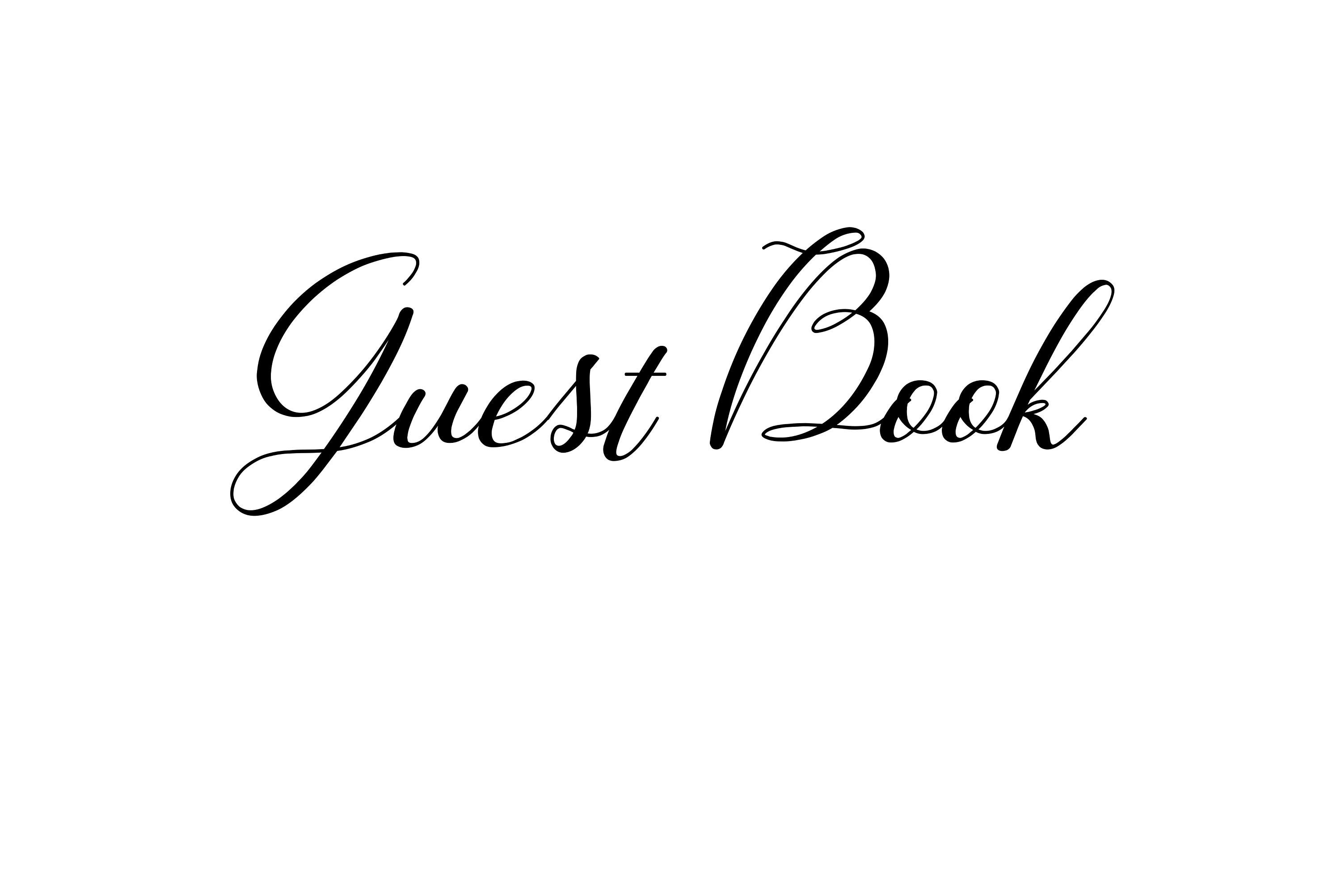 Guest Book Vinyl Decal Wedding Reception Sign Card Box Etsy
