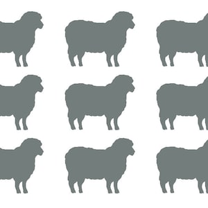 30 Lammsticker, Lamb Envelope Seals, Nursery Wall Decal, Lamb Meal Choice Sticker, Lamb Wall Decal, Animal Stickers Decal, Party Sticker