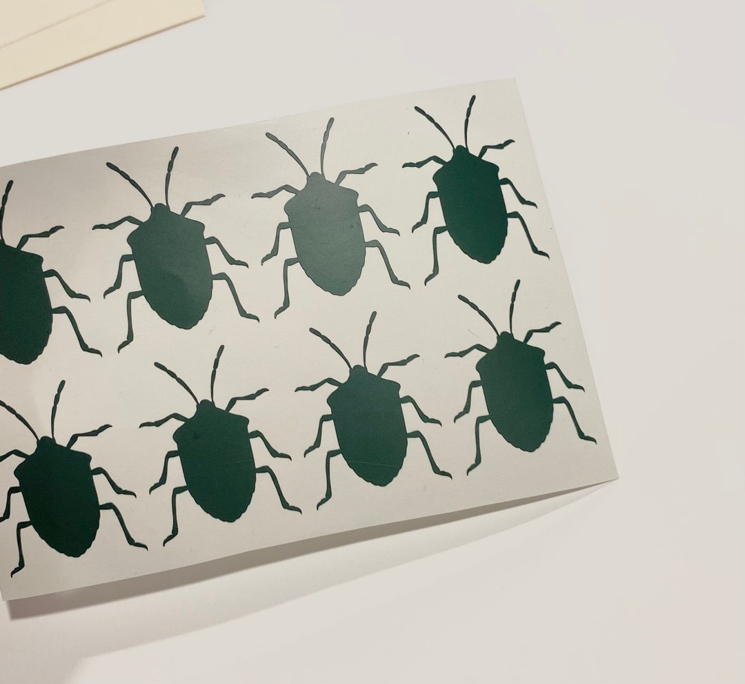 30 Bug Beetle Stickers, Insect Nursery Decal, Stickers, Farmhouse Bug ...
