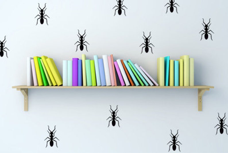 50 Ant Vinyl Decals Bug Wall Sticker Insect Stickers Etsy