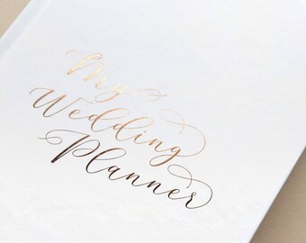 luxury marble wedding planner book engagement gift for etsy
