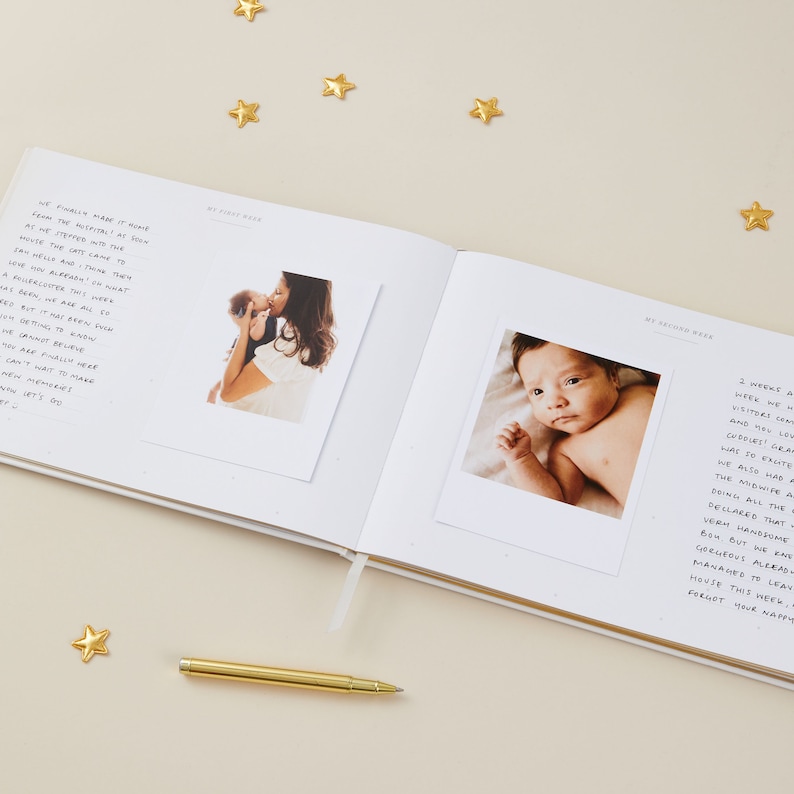 Baby record book first year
