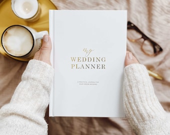 Luxury wedding planner book, engagement gift, wedding scrapbook, gift for brides, wedding checklist, wedding organizer