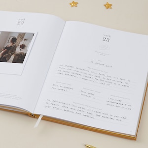 Explore our pregnancy journal with a beautiful rainbow theme, perfect for baby showers and as a thoughtful gift for your pregnant friend.