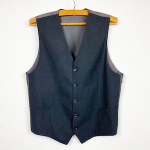 Grijs Heren Vest Steampunk Edwardiaans Vest Heren vest Victoriaans Grijs Formeel Dragen Vest Terug naar School Dress Up Size Large Vest
