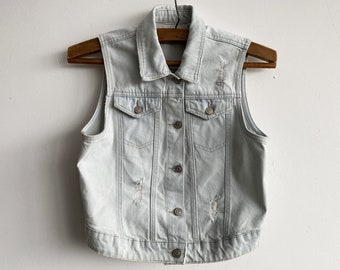 トップス 90s NYJEANS denim vest Vintage 1990s Denim Vest by NY Jeans - Etsy Canada