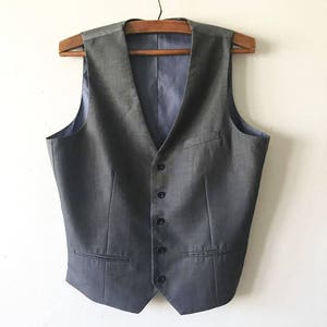 Grijs Heren Vest Steampunk Edwardiaans Vest Heren Vest Victoriaans Grijs Formeel Dragen Vest Terug Naar School Dress Up Size Groot Vest