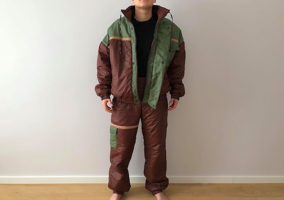 Brown ski suit Clearance