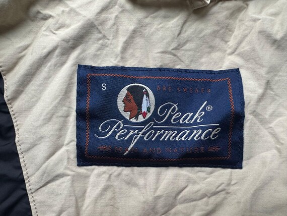 Peak Performance Beige Jacket Size S: Lightweight… - image 6