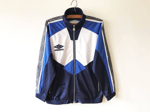 Vintage 90s Track Suit Jacket Retro Colorblock UMBRO Windbreaker