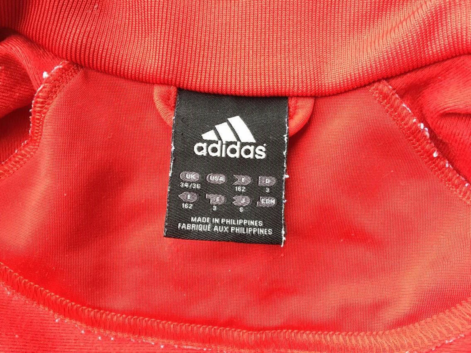 Bright Red ADIDAS Jacket Adidas Track Jacket Red Jogging Parka | Etsy