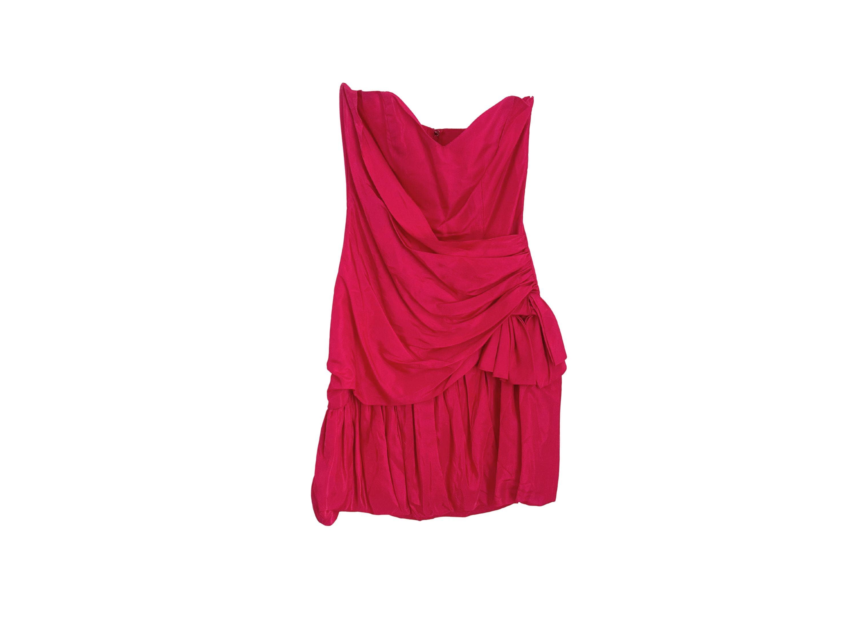 sachin and babi light blue dress Spirit of Spring Fuchsia Pink Floral Embroidered Maxi Dress main image 0