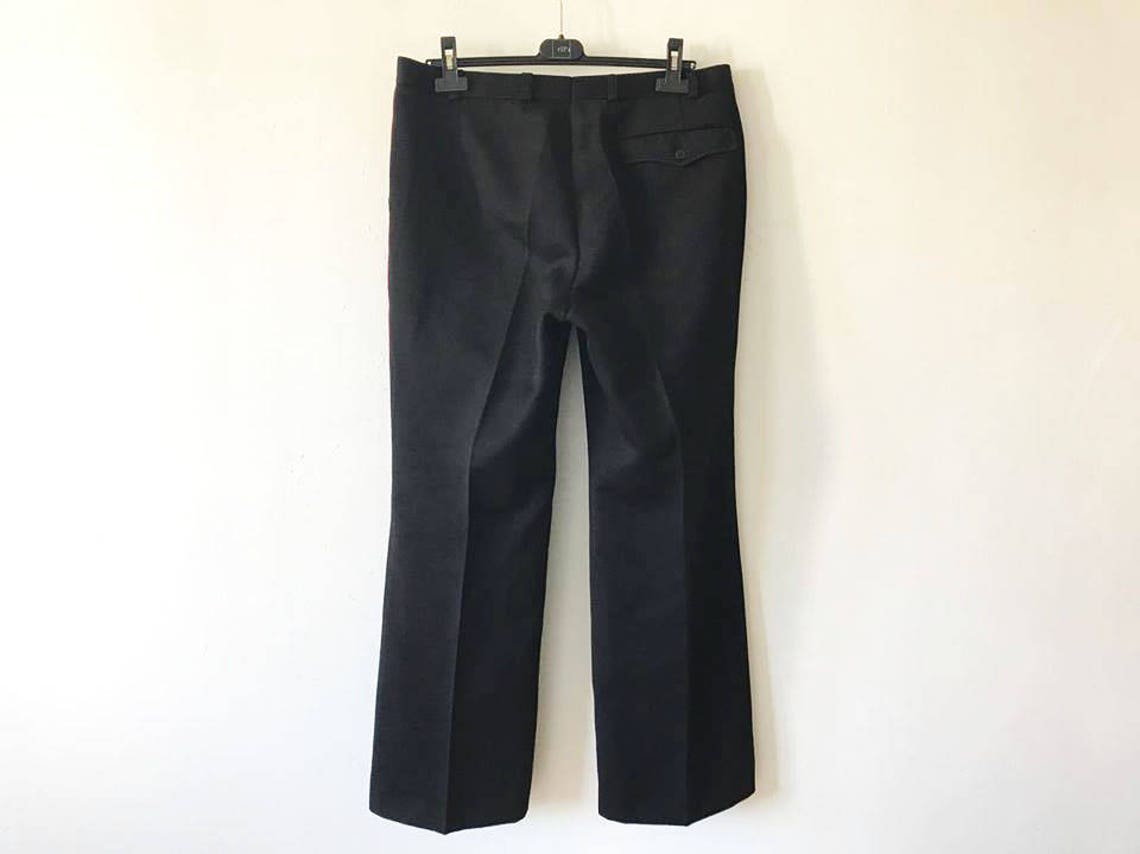 Black Marching Band Pants Navy Gabardine Pants Military Etsy
