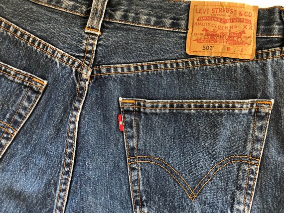 Vintage Levi's 501 Jeans Blue Men Highwaist Jeans… - image 6