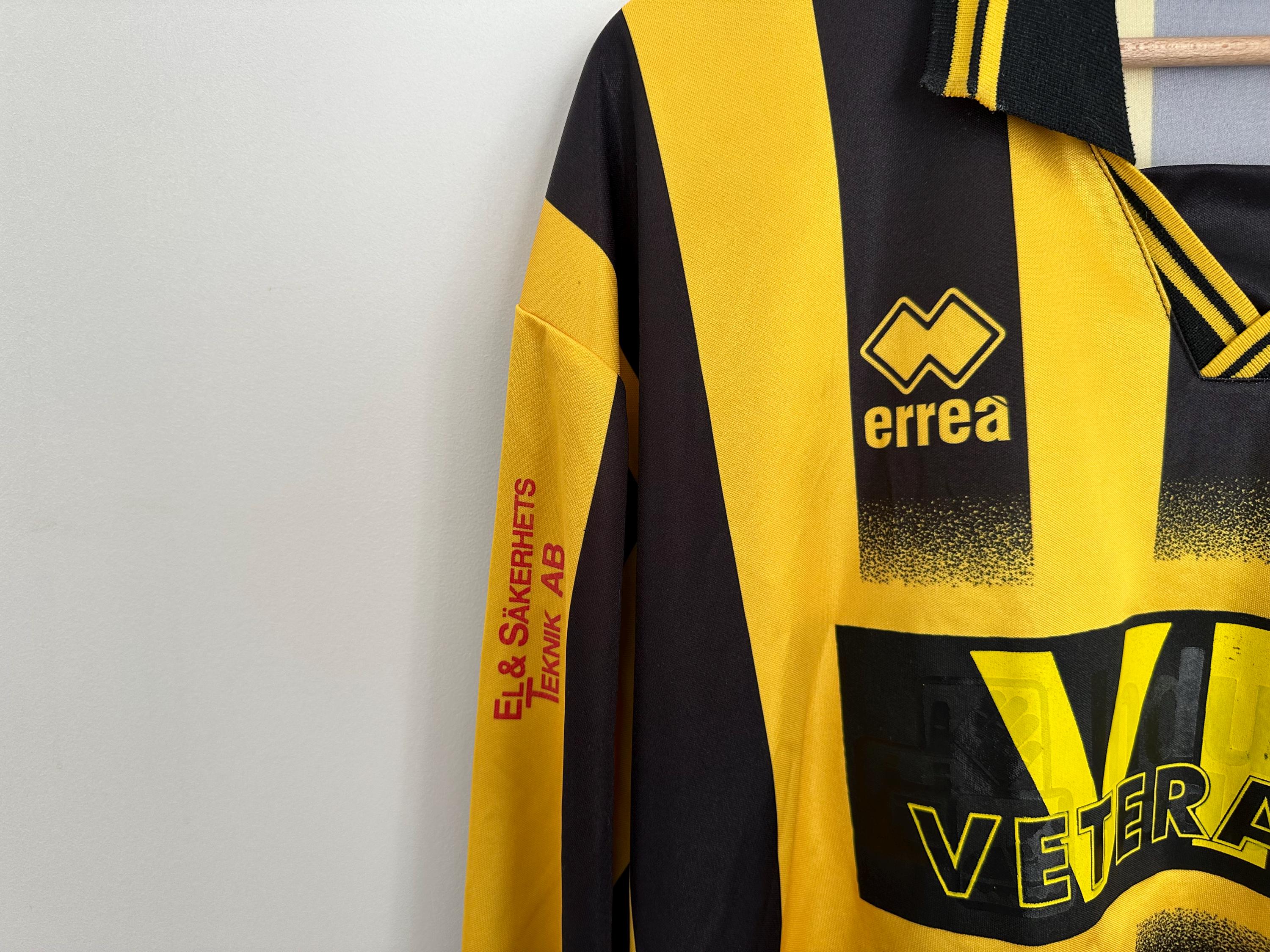 ヴィンテージ エレア サッカー ジャージ XXL: イエロー ブラック