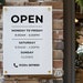 Professional Acrylic Business Hours Sign, Personalised Shop Opening ...
