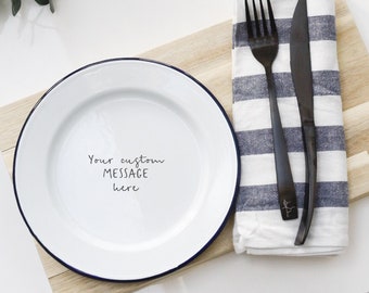enamel dinner plates etsy