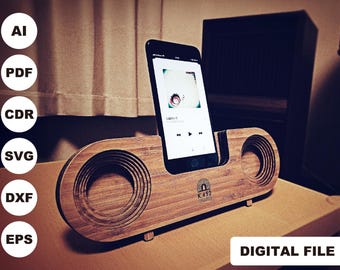 Lasergesneden bestand voor passieve luidspreker van smartphone