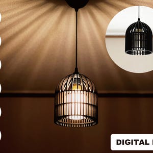 Double Layer Lampshade laser cut file (for IKEA HEMMA)