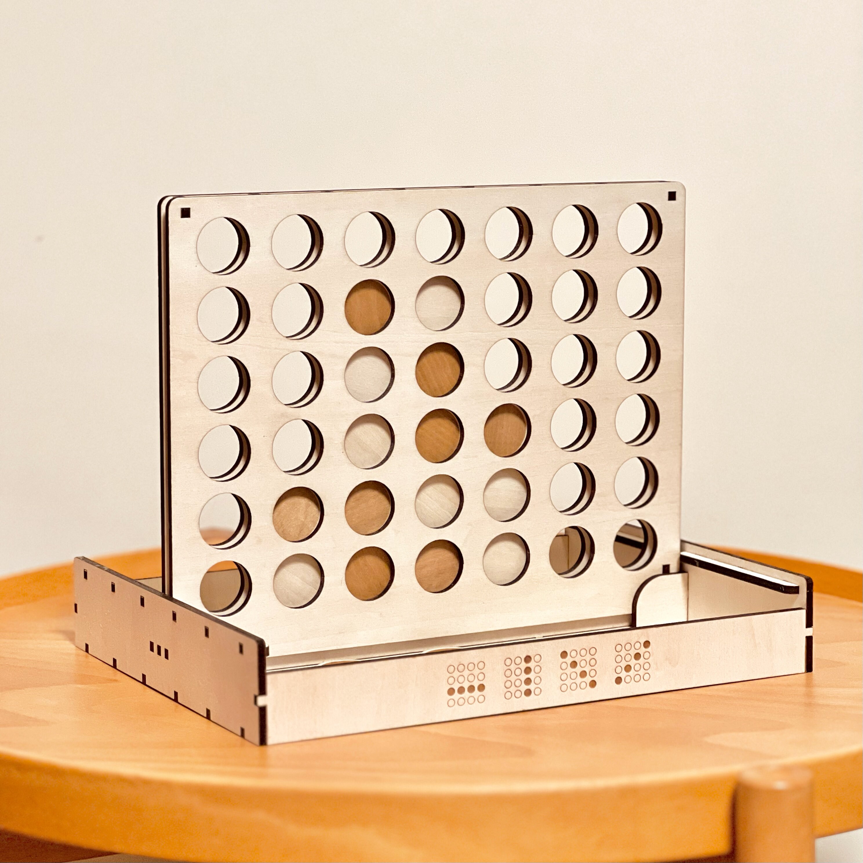 GRAVITY4 IN A ROW BOX Laser Cut File - Etsy