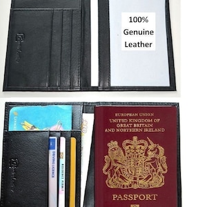 Echtes Leder Passport-Holder Handgefertigte Geschenk Slim Travel Wallet