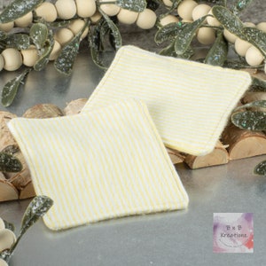 Miniature Baby Blanket in Yellow Stripe Flannel for 1:12 Scale Dollhouse Miniature