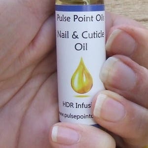 Nail & Cuticle manicure oil, Ideal for hand and foot massage. Nail care intensive treatment essential oil blend image 3