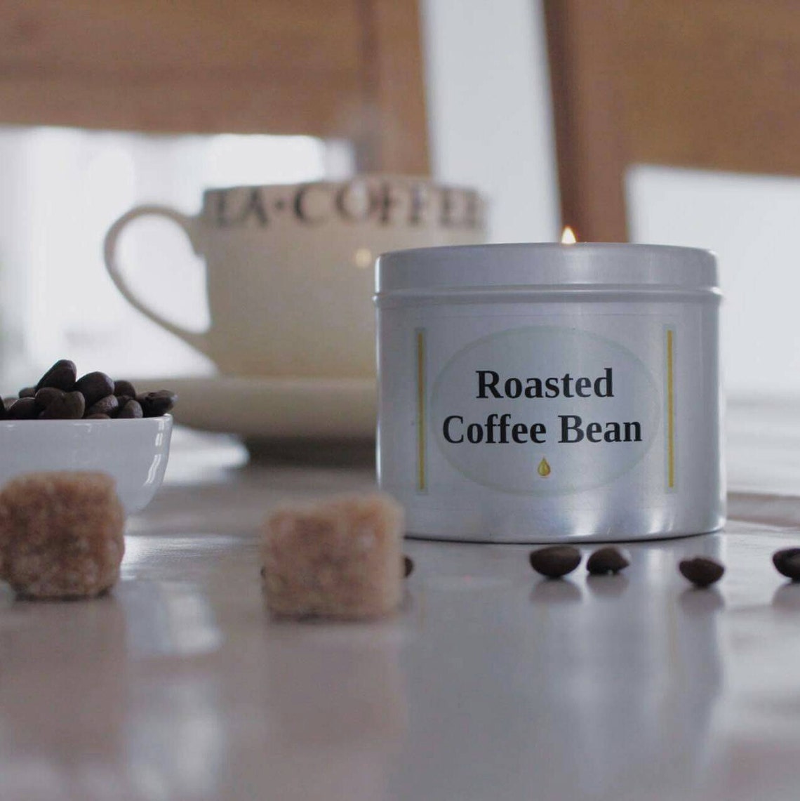 Roasted Coffee Bean Soy Candle. Vegan Clean Long Burn Kitchen Etsy