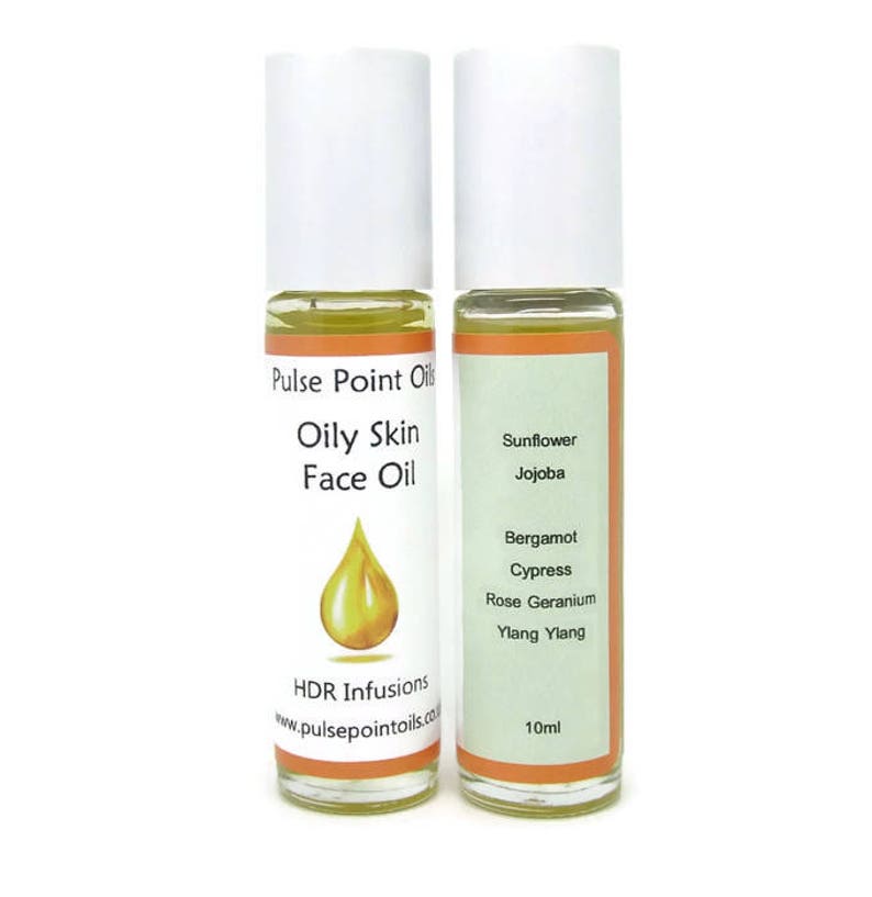 Oily skin night treatment oil. non greasy vegan face oil. Etsy
