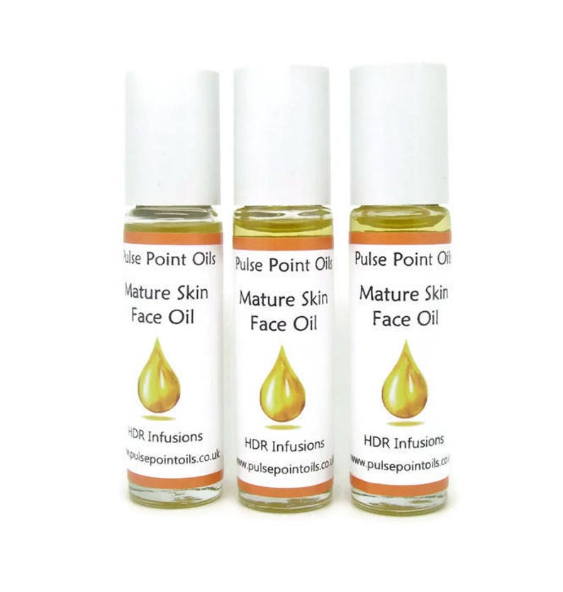 Corrective face oil cocktail for aging, dry, mature skin