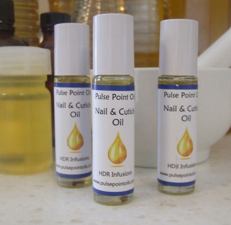 Nail & Cuticle manicure oil, Ideal for hand and foot massage. Nail care intensive treatment essential oil blend image 6