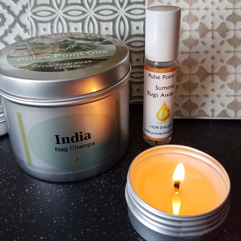 Nag Champa Incense soy candles. India a hippie scented candle Etsy