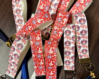 Phillies Keychain Wristlet